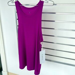 TAVI Perfect Fit Rib Tank in a beautiful violet color.